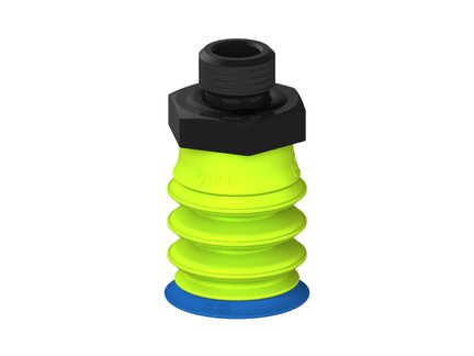 Przysawka piGRIP warga standard Ø25 mm, TPE 50°, 3 mieszki, podstawa typ 1, G1/4" zew., (G.S25T50.B3.S1.G14M.00) (9902747) - Piab