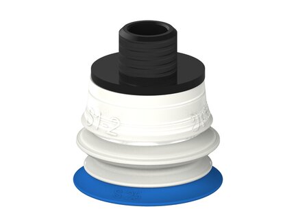 Przysawka piGRIP warga standard Ø25 mm, TPE 50°, 1 mieszek, podstawa typ 1, gwint niski NPT 1/8" zew.,, FDA (G.S25T50.B1.S1.NTL18M.00.FDA) (9955724) - Piab
