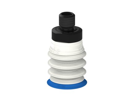 Przysawka piGRIP warga standard Ø25 mm, TPE 50°, 3 mieszki, podstawa typ 1, gwint M10 zew.,, FDA (G.S25T50.B3.S1.MM10M.00.FDA) (9957231) - Piab