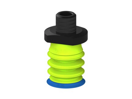 Przysawka piGRIP warga standard Ø25 mm, TPE 50°, 3 mieszki, podstawa typ 1, NPT 1/4" zew., (G.S25T50.B3.S1.NT14M.00) (9955674) - Piab