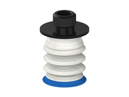 Przysawka piGRIP warga standard Ø25 mm, TPE 50°, 3 mieszki, podstawa typ 1, gwint niski G1/4" zew.,, FDA (G.S25T50.B3.S1.GL14M.00.FDA) (9965969) - Piab