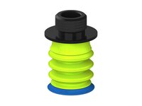 Przysawka piGRIP warga standard Ø25 mm, TPE 50°, 3 mieszki, podstawa typ 1, gwint niski G3/8" zew., filtr siatkowy (G.S25T50.B3.S1.GL38M.01) (9906693) - Piab