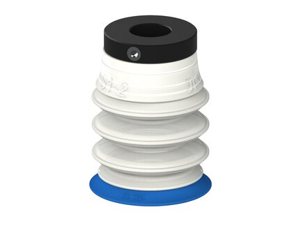 Przysawka piGRIP warga standard Ø25 mm, TPE 50°, 3 mieszki, podstawa typ 1, dysk filtracyjny, FDA (G.S25T50.B3.S1.PD08X.02.FDA) (9928887) - Piab