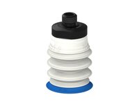 Przysawka piGRIP warga standard Ø25 mm, TPE 50°, 3 mieszki, podstawa typ 1, gwint M8x1 zew., dysk filtracyjny, FDA (G.S25T50.B3.S1.MMF8M.02.FDA) (9916220) - Piab