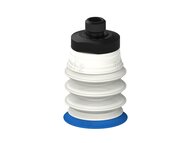 Przysawka piGRIP warga standard Ø25 mm, TPE 50°, 3 mieszki, podstawa typ 1, gwint M8x1 zew., dysk filtracyjny, FDA (G.S25T50.B3.S1.MMF8M.02.FDA) (9916220) - Piab