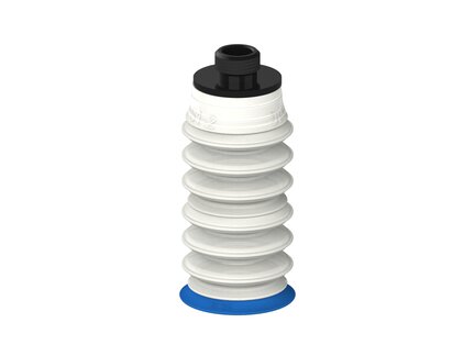 Przysawka piGRIP warga standard Ø25 mm, TPE 50°, 6 mieszków, (3+3), podstawa typ 1, gwint niski G 1/8" zew., dysk filtracyjny, FDA (G.S25T50.B6.S1.GL18M.02.FDA) (9969319) - Piab