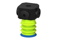 Przysawka piGRIP warga standard Ø25 mm, TPE 50°, 3 mieszki, podstawa typ 1, NPSF 5x1/8" wew., (G.S25T50.B3.S1.NS518F.00) (9953400) - Piab