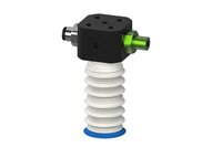 Przysawka piGRIP warga standard Ø25 mm, TPE 50°, 6 mieszków, (3+3), podstawa typ 1, COAX in piGRIP, dod. wys. przepływ podciśnienia,, FDA (G.S25T50.B6.S1.CTX.00.FDA) (9911715) - Piab