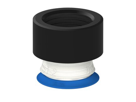 Przysawka piGRIP warga standard Ø25 mm, TPE 50°, bez mieszków, podstawa typ 1, G1/2" wew., filtr siatkowy, FDA (G.S25T50.F.S1.G12F.01.FDA) (9909959) - Piab