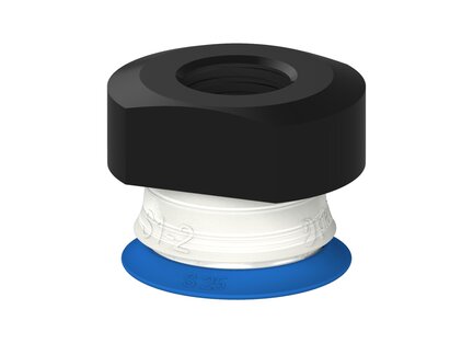 Przysawka piGRIP warga standard Ø25 mm, TPE 50°, bez mieszków, podstawa typ 1, G1/4" wew.,, FDA (G.S25T50.F.S1.G14F.00.FDA) (9962093) - Piab