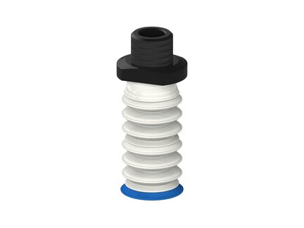 Przysawka piGRIP warga standard Ø25 mm, TPE 50°, 6 mieszków, (3+3), podstawa typ 1, NPT 3/8" zew.,, FDA (G.S25T50.B6.S1.NT38M.00.FDA) (9926942) - Piab