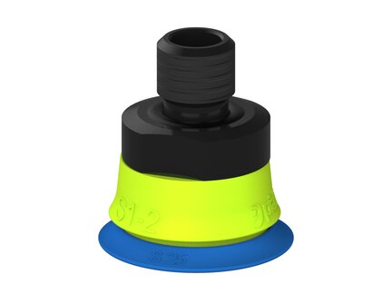 Przysawka piGRIP warga standard Ø25 mm, TPE 50°, bez mieszków, podstawa typ 1, gwint M10 zew., (G.S25T50.F.S1.MM10M.00) (9953619) - Piab