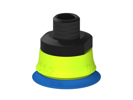 Przysawka piGRIP warga standard Ø25 mm, TPE 50°, bez mieszków, podstawa typ 1, NPT 1/8" zew., (G.S25T50.F.S1.NT18M.19) (9953981) - Piab