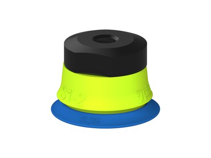 Przysawka piGRIP warga standard Ø25 mm, TPE 50°, bez mieszków, podstawa typ 1, (G.S25T50.F.S1.MM6F.00) (9909447) - Piab