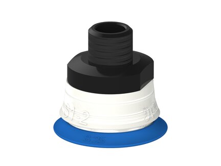 Przysawka piGRIP warga standard Ø25 mm, TPE 50°, bez mieszków, podstawa typ 1, NPT 1/8" zew.,, FDA (G.S25T50.F.S1.NT18M.00.FDA) (9918153) - Piab