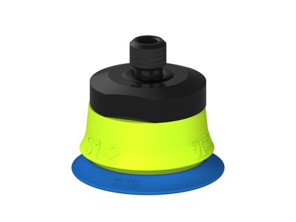Przysawka piGRIP warga standard Ø25 mm, TPE 50°, bez mieszków, podstawa typ 1, M6 zew., (G.S25T50.F.S1.MM6M.00) (9904061) - Piab