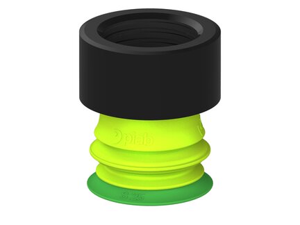 Przysawka piGRIP warga standard Ø25 mm, TPE 60°, 1 mieszek, podstawa typ 1, G1/2" wew., filtr siatkowy (G.S25T60.B1.S1.G12F.01) (9922213) - Piab