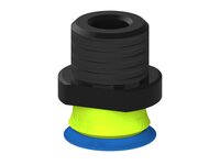 Przysawka piGRIP warga standard Ø25 mm, TPE 50°, bez mieszków, podstawa typ 1, NPT 1/2" zew., filtr siatkowy (G.S25T50.F.S1.NT12M.01) (9940834) - Piab