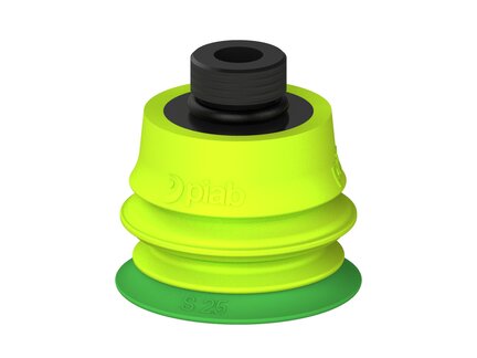 Przysawka piGRIP warga standard Ø25 mm, TPE 60°, 1 mieszek, podstawa typ 1, (G.S25T60.B1.S1.G18MR.00) (9930189) - Piab