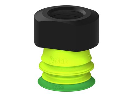 Przysawka piGRIP warga standard Ø25 mm, TPE 60°, 1 mieszek, podstawa typ 1, NPSF 3/8" wew., (G.S25T60.B1.S1.NS38F.00) (9927035) - Piab