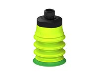 Przysawka piGRIP warga standard Ø25 mm, TPE 60°, 3 mieszki, podstawa typ 1, gwint M8x1 zew., (G.S25T60.B3.S1.MMF8M.00) (9903068) - Piab