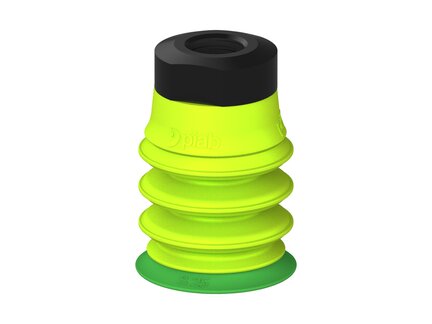Przysawka piGRIP warga standard Ø25 mm, TPE 60°, 3 mieszki, podstawa typ 1, NPSF 1/8" wew., (G.S25T60.B3.S1.NS18F.00) (9902737) - Piab