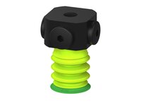 Przysawka piGRIP warga standard Ø25 mm, TPE 60°, 3 mieszki, podstawa typ 1, NPSF 5x1/8" wew., (G.S25T60.B3.S1.NS518F.00) (9913709) - Piab