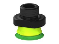 Przysawka piGRIP warga standard Ø25 mm, TPE 60°, bez mieszków, podstawa typ 1, G3/8" zew., piSAVE, dławik 1,3 mm (G.S25T60.F.S1.G38M.05) (9931585) - Piab