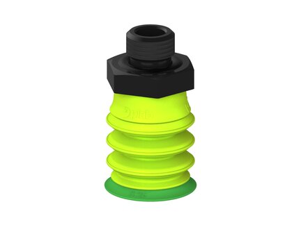 Przysawka piGRIP warga standard Ø25 mm, TPE 60°, 3 mieszki, podstawa typ 1, G1/4" zew., (G.S25T60.B3.S1.G14M.00) (9904247) - Piab