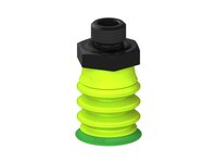 Przysawka piGRIP warga standard Ø25 mm, TPE 60°, 3 mieszki, podstawa typ 1, G1/4" zew., dysk filtracyjny (G.S25T60.B3.S1.G14M.02) (9907489) - Piab