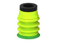 Przysawka piGRIP warga standard Ø25 mm, TPE 60°, 3 mieszki, podstawa typ 1, dysk filtracyjny (G.S25T60.B3.S1.PD11X.02) (9958681) - Piab