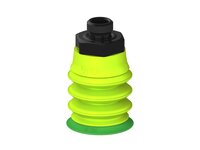 Przysawka piGRIP warga standard Ø25 mm, TPE 60°, 3 mieszki, podstawa typ 1, G1/8" zew., dysk filtracyjny (G.S25T60.B3.S1.G18M.02) (9929507) - Piab