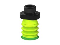 Przysawka piGRIP warga standard Ø25 mm, TPE 60°, 3 mieszki, podstawa typ 1, G3/8" zew., (G.S25T60.B3.S1.G38M.00) (9902940) - Piab