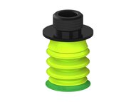 Przysawka piGRIP warga standard Ø25 mm, TPE 60°, 3 mieszki, podstawa typ 1, gwint niski G3/8" zew., filtr siatkowy (G.S25T60.B3.S1.GL38M.01) (9922263) - Piab