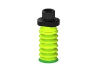 Przysawka piGRIP warga standard Ø25 mm, TPE 60°, 6 mieszków (3+3), podstawa typ 1, gwint M16x1.5 zew., (G.S25T60.B6.S1.MMF16M.00) (9962036) - Piab