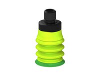 Przysawka piGRIP warga standard Ø25 mm, TPE 60°, 3 mieszki, podstawa typ 1, gwint M10 zew., (G.S25T60.B3.S1.MM10M.00) (9940116) - Piab