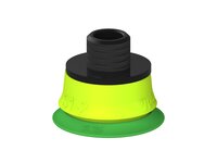 Przysawka piGRIP warga standard Ø25 mm, TPE 60°, bez mieszków, podstawa typ 1, gwint niski NPT 1/8" zew., filtr siatkowy (G.S25T60.F.S1.NTL18M.01) (9903593) - Piab