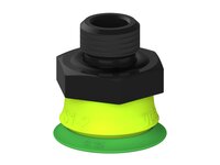 Przysawka piGRIP warga standard Ø25 mm, TPE 60°, bez mieszków, podstawa typ 1, G1/4" zew., piSAVE, dławik 1,3 mm (G.S25T60.F.S1.G14M.05) (9948279) - Piab