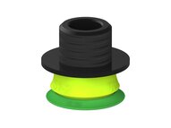 Przysawka piGRIP warga standard Ø25 mm, TPE 60°, bez mieszków, podstawa typ 1, gwint niski NPT 3/8" zew., (G.S25T60.F.S1.NTL38M.00) (9927524) - Piab