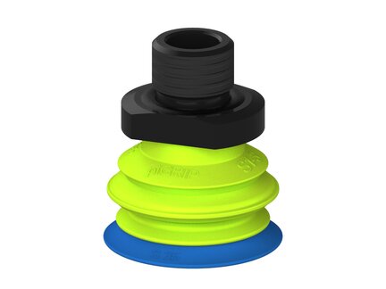 Przysawka piGRIP warga standard Ø35 mm, TPE 50°, 1 mieszek, podstawa typ 1, gwint M16x1.5 zew., (G.S35T50.B1.S1.MMF16M.00) (9938339) - Piab