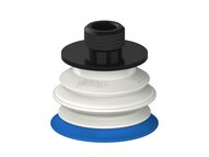 Przysawka piGRIP warga standard Ø35 mm, TPE 50°, 1 mieszek, podstawa typ 1, gwint niski G1/4" zew., piSAVE, dławik 1,0 mm, FDA (G.S35T50.B1.S1.GL14M.04.FDA) (9956435) - Piab