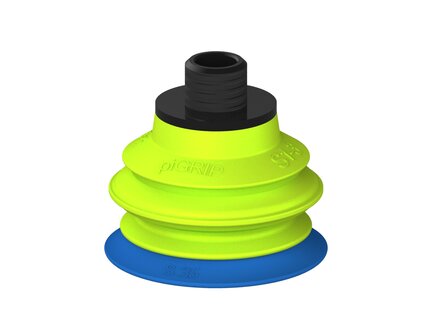 Przysawka piGRIP warga standard Ø35 mm, TPE 50°, 1 mieszek, podstawa typ 1, gwint niski NPT 1/8" zew., (G.S35T50.B1.S1.NTL18M.00) (9939246) - Piab