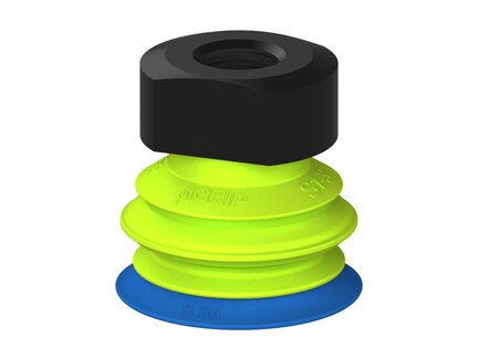 Przysawka piGRIP warga standard Ø35 mm, TPE 50°, 1 mieszek, podstawa typ 1, NPT 1/4" wew., (G.S35T50.B1.S1.NT14F.00) (9917537) - Piab