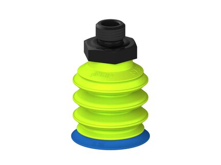 Przysawka piGRIP warga standard Ø35 mm, TPE 50°, 3 mieszki, podstawa typ 1, G1/4" zew., (G.S35T50.B3.S1.G14M.00) (9903509) - Piab