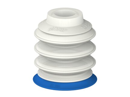 Przysawka piGRIP warga standard Ø35 mm, TPE 50°, 3 mieszki, podstawa typ 1, FDA (G.S35T50.B3.S1.XXX.00.FDA) (9903270) - Piab