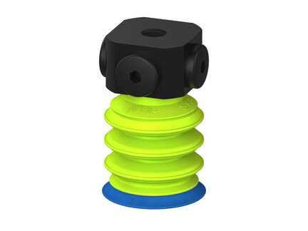 Przysawka piGRIP warga standard Ø35 mm, TPE 50°, 3 mieszki, podstawa typ 1, NPSF 5x1/8" wew., (G.S35T50.B3.S1.NS518F.00) (9936137) - Piab