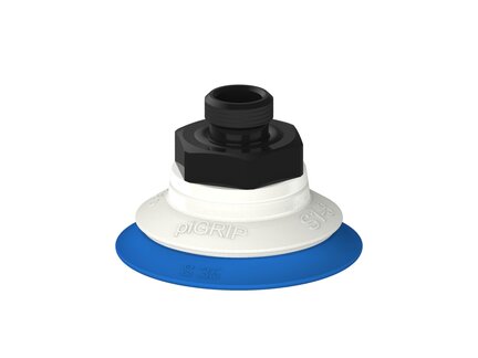 Przysawka piGRIP warga standard Ø35 mm, TPE 50°, bez mieszków, podstawa typ 1, G1/8" zew.,, FDA (G.S35T50.F.S1.G18M.00.FDA) (9904728) - Piab