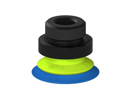 Przysawka piGRIP warga standard Ø35 mm, TPE 50°, bez mieszków, podstawa typ 1, G1/2" zew., (G.S35T50.F.S1.G12M.00) (9907955) - Piab