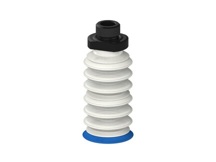 Przysawka piGRIP warga standard Ø35 mm, TPE 50°, 6 mieszków, (3+3), podstawa typ 1, G3/8" zew., filtr siatkowy, FDA (G.S35T50.B6.S1.G38M.01.FDA) (9926097) - Piab