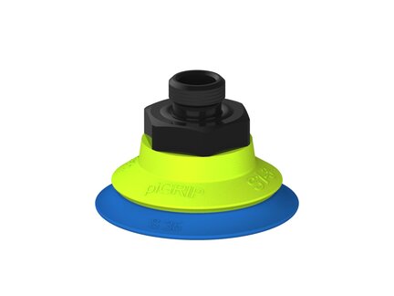 Przysawka piGRIP warga standard Ø35 mm, TPE 50°, bez mieszków, podstawa typ 1, G1/8" zew., (G.S35T50.F.S1.G18M.19) (9917329) - Piab